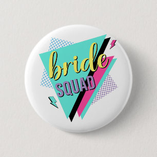 90s Bruids-squad Bruidsmeisje Retro 90s Bacheloret Ronde Button 5,7 Cm
