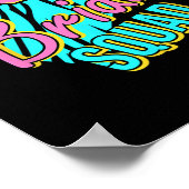 90s Bruidsploeg Bruidsmeisje Retro Bijpassende Bac Poster (Hoek)