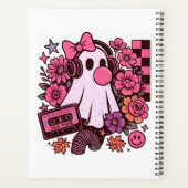 90s Bubblegum Esthetische Retro Ghost Girl Hallowe Planner (Achterkant)