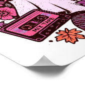 90s Bubblegum Esthetische Retro Ghost Girl Hallowe Poster (Hoek)