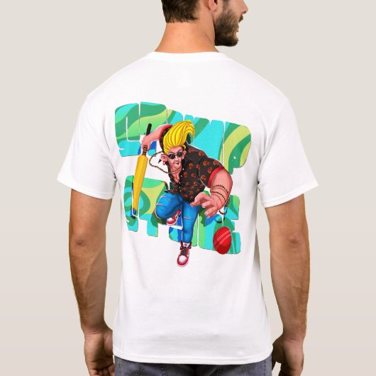 90s Cartoon Johnny Bravo T-shirt (Achterkant)