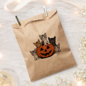  90s Cat Halloween Retro Spooky Seizoen Bedankzakje (Geknipt)