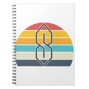 90s Colorful Cool S, Pointy S of Universal S 90s K Notitieboek