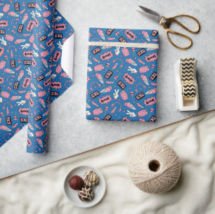 90s Comic Pattern Cadeaupapier