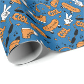 90s Comic Pattern Cadeaupapier (Rol Hoek)