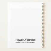 90s Comic Stijl Doelsteller Notebook Planner (Achterkant)