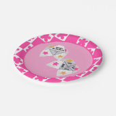 90's Cootie Catcher Preppy Party Papieren Bordje (Gekanteld)