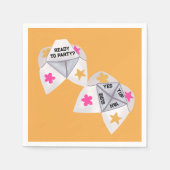 90's Cootie Catcher Preppy Party Servet (Voorkant)