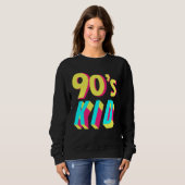 90s Costume Theme Party 90s Outfit Retro Party 90  Trui (Voorkant volledig)