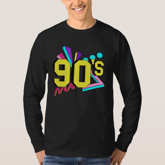 90s Costume Theme Party 90s Outfit Retro Party T-shirt (Voorkant)