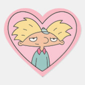 90s Crush Heart Locket — Cute Retro Boy Sticker (Voorkant)