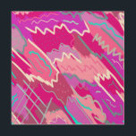 90s de Kunst van de Pop van Nostalgie in Magenta<br><div class="desc">Vette en leuke abstracte kunst in knuppels en purples met expressieve tekens en accenten.</div>