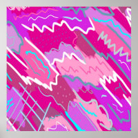 90s de Kunst van de Pop van Nostalgie in Magenta