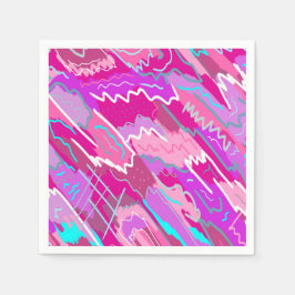 90s de Kunst van de Pop van Nostalgie in Magenta Servet