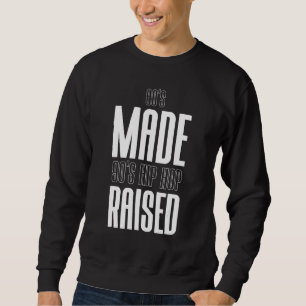 90's dikke dip-hop verhoogd kleding 1 trui