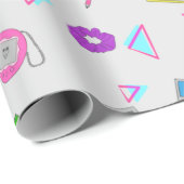 90s Doodle Patroon Cadeaupapier (Rol Hoek)