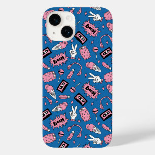 90s Doodle Patroon Case-Mate iPhone 14 Hoesje