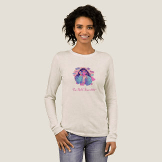 90s Esthetiek Retro Telefoon Meisje Tri-Blend Shirt