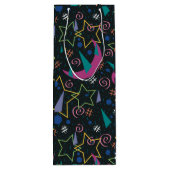 90s Galaxy Arcade Wijn Cadeautas (Achterkant)