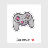 90s Game Controller Sticker – Retro Gamer kiss cut (Vel)