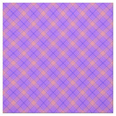 90s geïnspireerd schuin geruit helder paars patroo stof (Swatch)
