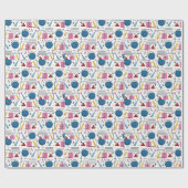 90s Geometrische vormen Cadeaupapier (Vlak)