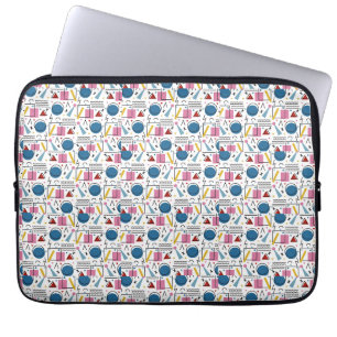 90s Geometrische vormen Laptop Sleeve