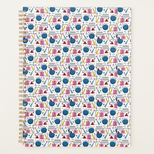 90s Geometrische vormen Planner (Voorkant)