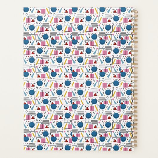 90s Geometrische vormen Planner (Achterkant)