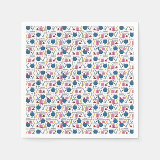 90s Geometrische vormen Servet (Voorkant)