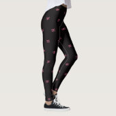 90s Goth Rockabilly Skull and Crossbones Punk Joll Leggings (Rechts)