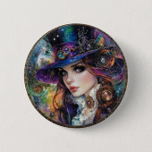 90s Gothic Steampunk Alice Button (Voorkant)