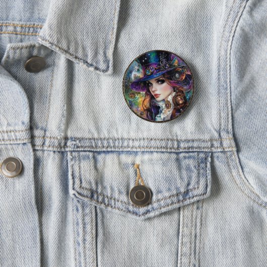 90s Gothic Steampunk Alice Button (In situ)