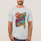 90s grafische kaart t-shirt (Voorkant)