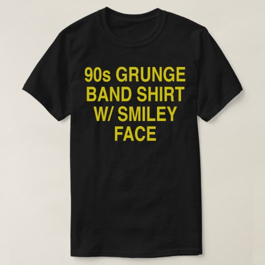 90s Grunge Band T-shirt (Design voorkant)
