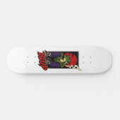 90s Grunge Kikker BLUP Skateboarddek Persoonlijk Skateboard (Horizontaal)