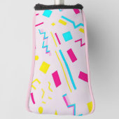 90's Hand getrokken Doodle Golfheadcover (Draai 90)