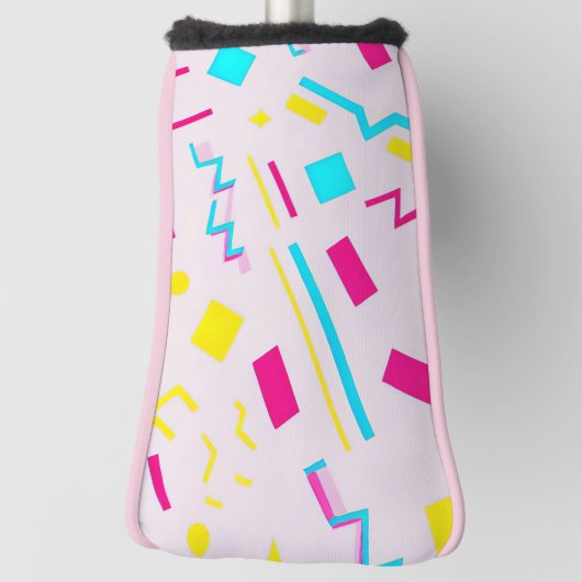 90's Hand getrokken Doodle Golfheadcover (Draai 90)