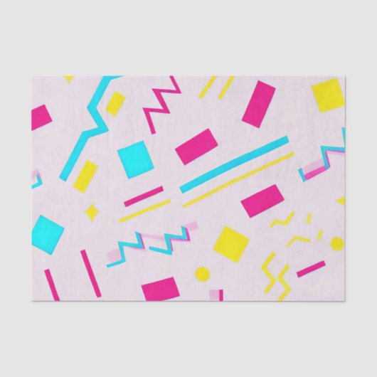 90's Hand getrokken Doodle Tissuepapier (Voorkant)