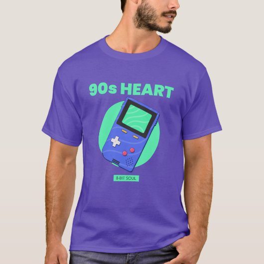 90s Heart, 8-Bit Soul T-shirt (Voorkant)