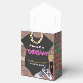 90's Hip Hop Baby shower Meisje} Tenten Bedankdoosjes (Geopend)