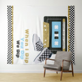 90's Hip Hop BOY Baby shower Foto back Drop Wandkleed (In Situ (horizontaal))