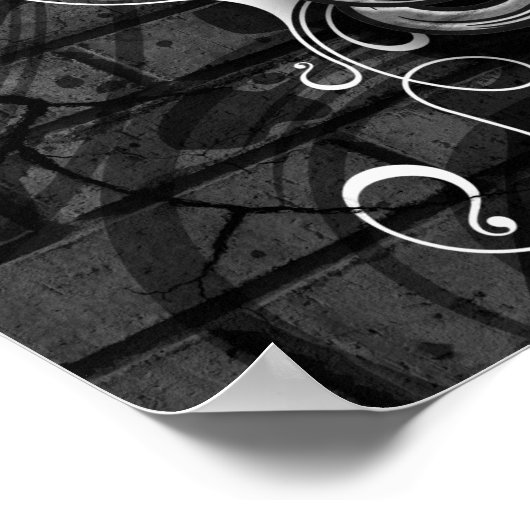 90's Hip Hop Champagne | Voorval Poster (Hoek)