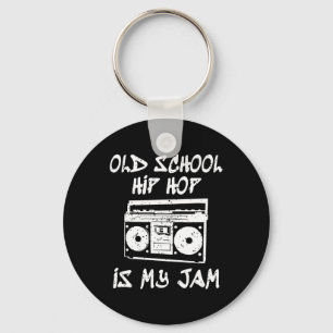 90s Hip Hop Old School Boombox Music Lover Sleutelhanger