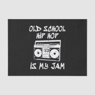 90s Hip Hop Old School Boombox Music Lover Tissuepapier