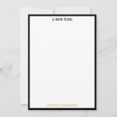 90's Hip Hop Rap Music Gold Cuban Link Chain Notitiekaartje (Voorkant)