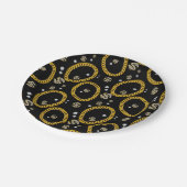  90's Hip Hop Rap Music Gold Cuban Link Chain Papieren Bordje (Gekanteld)