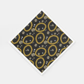 90's Hip Hop Rap Music Gold Cuban Link Chain Servet (Hoek)