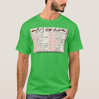 90s Hip Hop Tape Cassette T-shirt