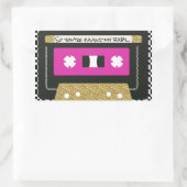 90's Hip Hop Throwback Mixtape Favor Sticker (Tas)